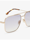Victoria Beckham square frame double-bridge metal sunglasses, imported from the UK