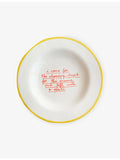 Laetitia Rouget ceramic plate 20cm hand-painted (British brand)