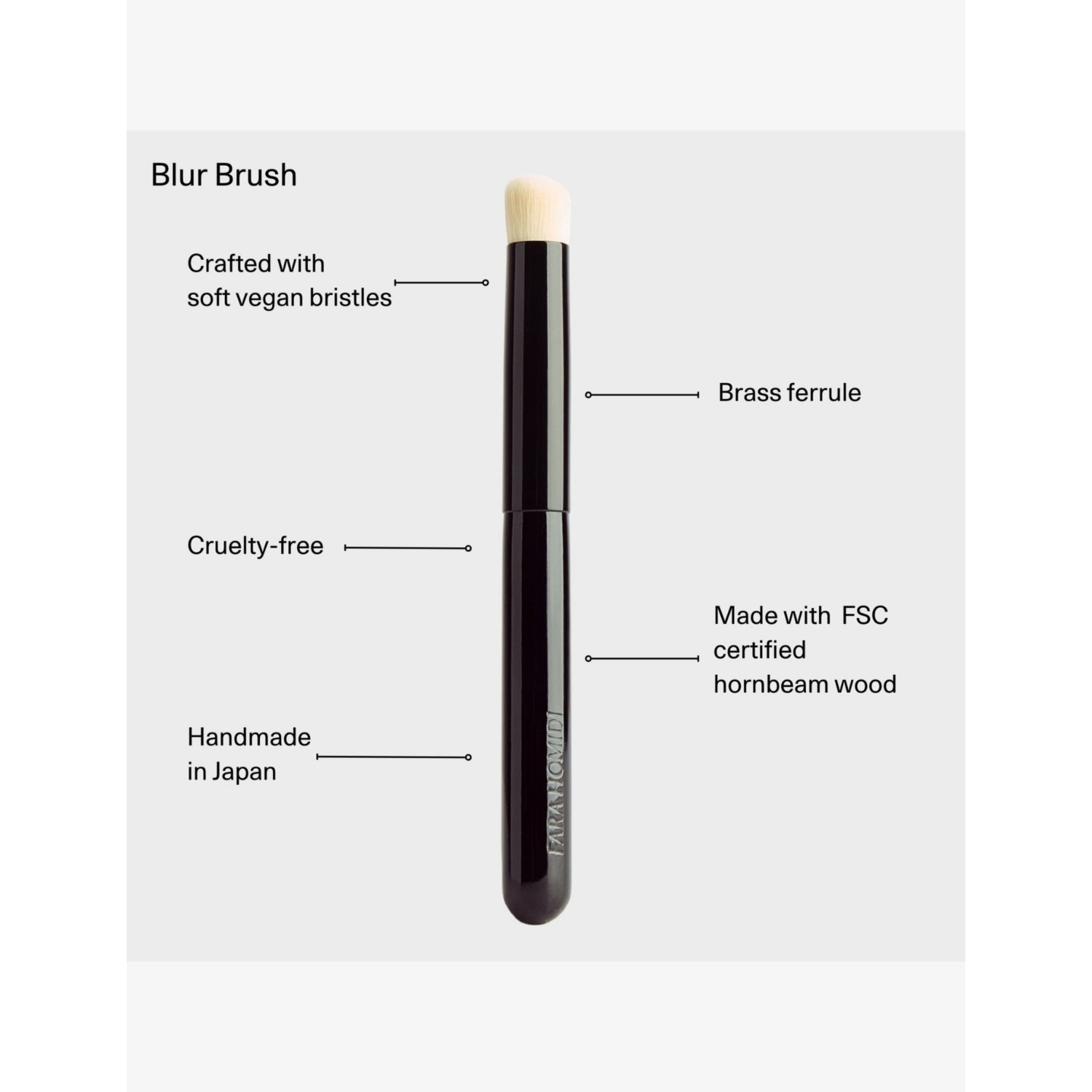 Fara Homidi Blur Brush makeup brush (British brand)