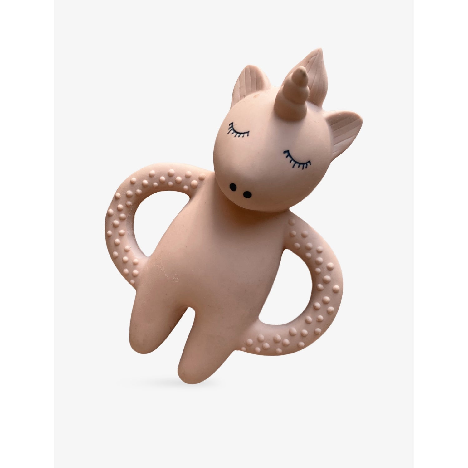 Konges Slojd unicorn rubber baby teether, UK version