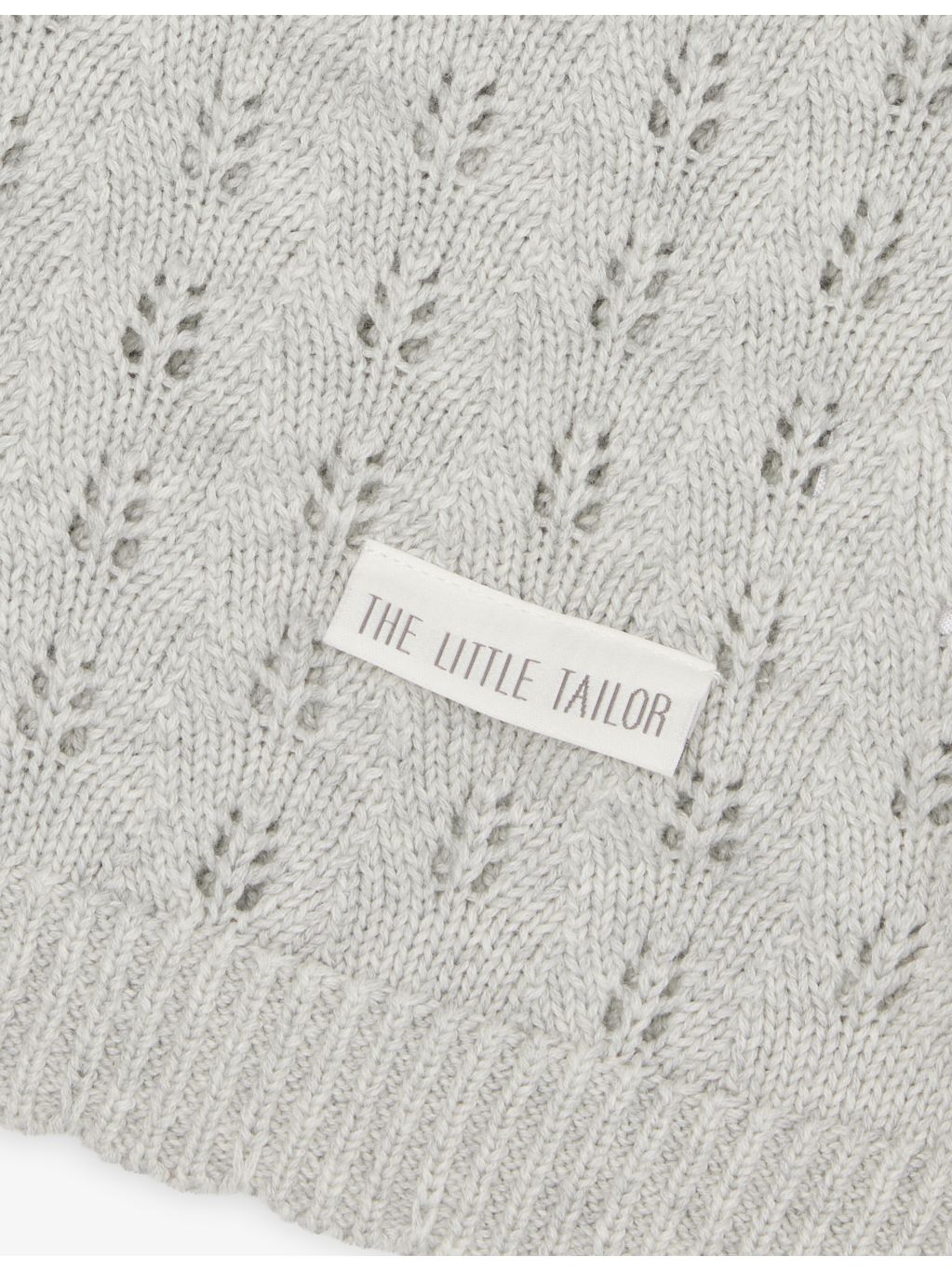 The Little Tailor Pointelle Cotton Blanket 104cm, UK version