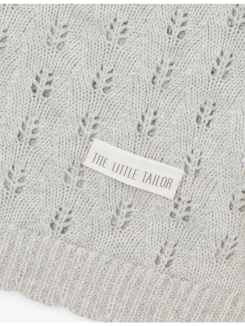 The Little Tailor Pointelle Cotton Blanket 104cm, UK version