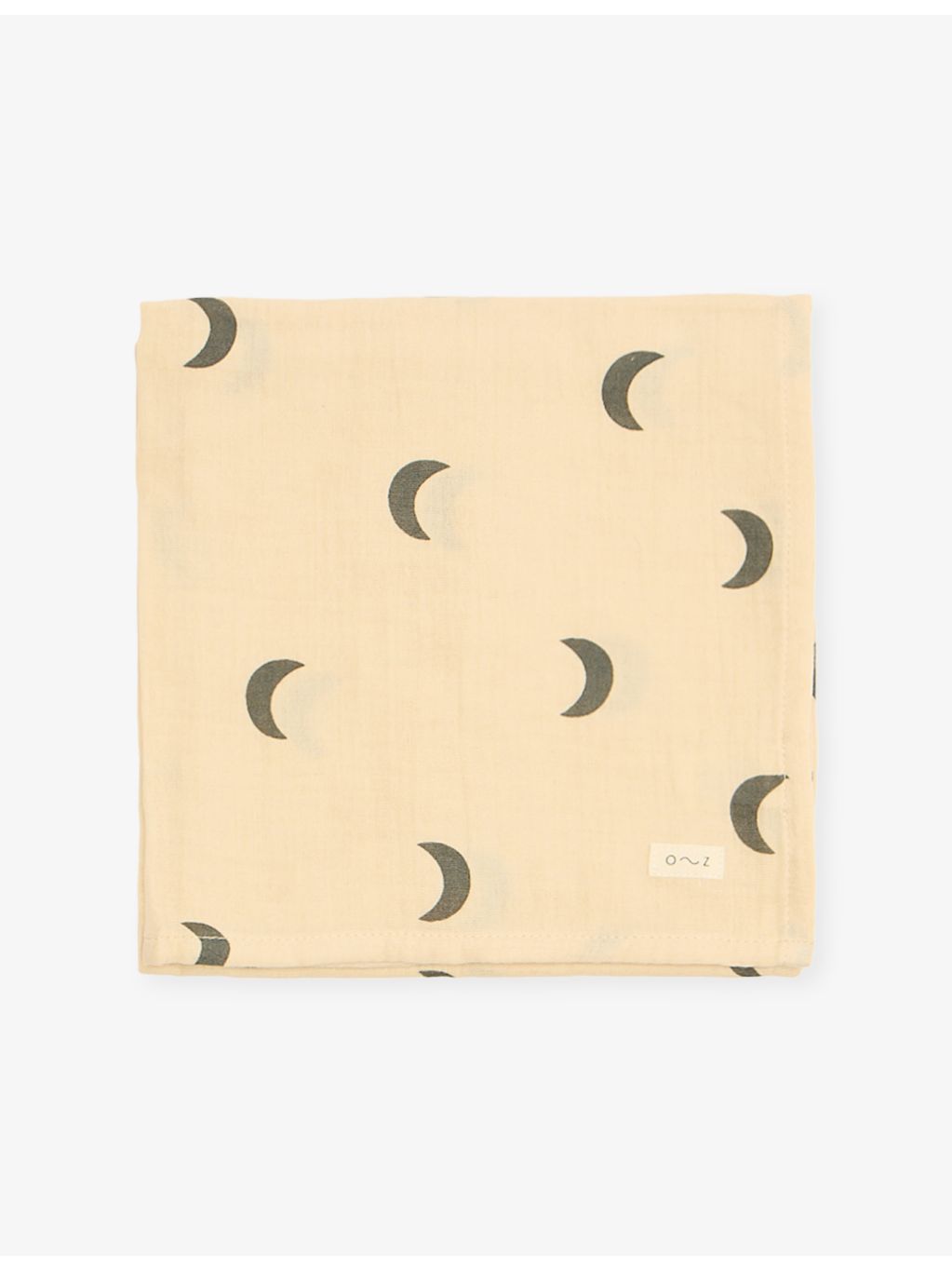 Organic Zoo cotton muslin moon print 65cm (British brand)