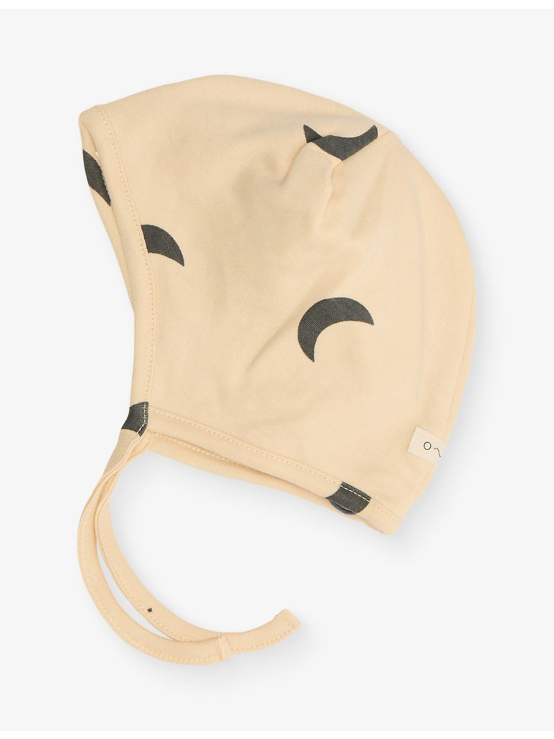 Organic Zoo cotton bonnet Midnight 0-3 months, UK version