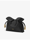 Loewe Flamenco mini leather clutch bag with shoulder strap, UK version