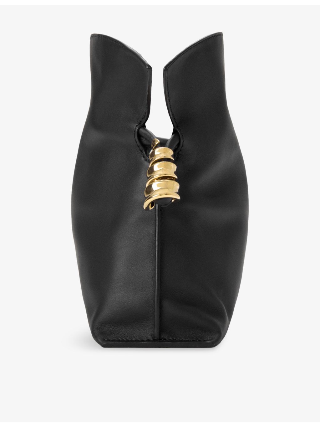 Loewe Flamenco mini leather clutch bag with shoulder strap, UK version