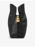 Loewe Flamenco mini leather clutch bag with shoulder strap, UK version