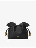 Loewe Flamenco mini leather clutch bag with shoulder strap, UK version