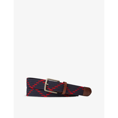 selfridges Polo Ralph Lauren Logo-Buckle Nylon Woven Belt 3cm- Buy online at McGrocer