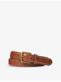 Polo Ralph Lauren logo buckle leather belt, UK version