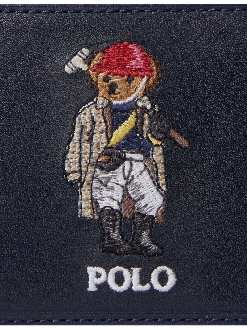 Polo Ralph Lauren Polo Bear leather card case, imported from the UK