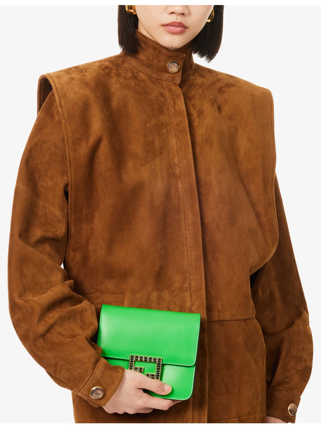 Fendi pre-loved leather shoulder bag, UK resale (British brand)