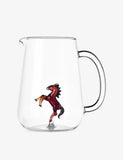 Ichendorf horse glass jug 18cm - British product