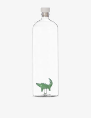 Ichendorf glass bottle crocodile 32cm (British brand)