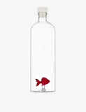 Ichendorf red fish glass bottle 28cm tall, UK version