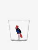 Ichendorf handmade Cockatoo glass tumbler 8cm, UK version