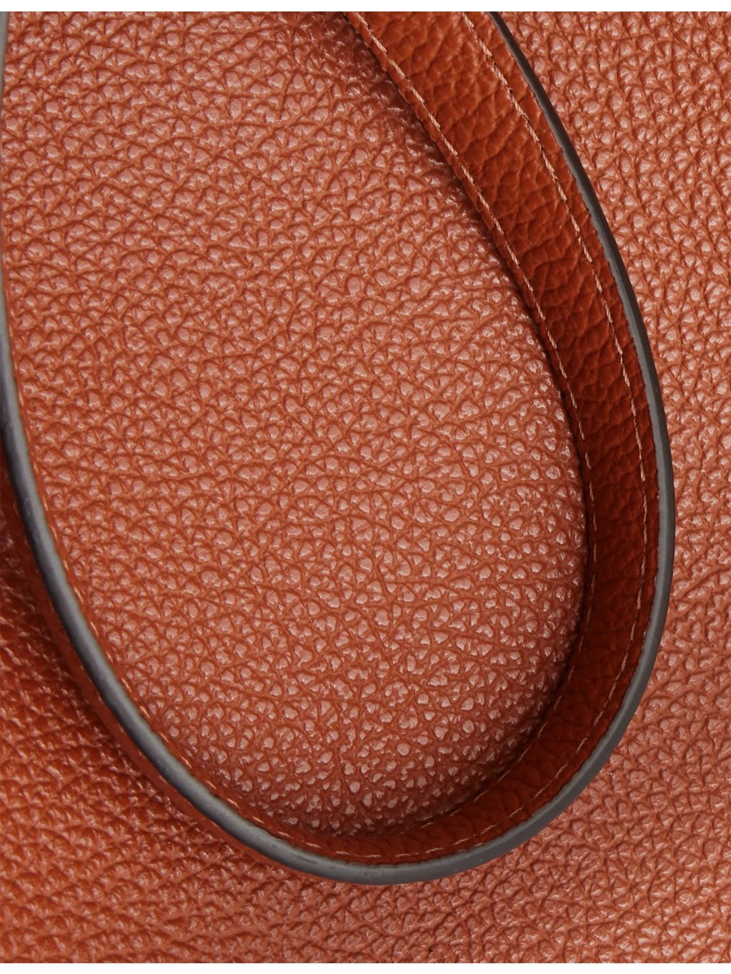 Totême belted leather tote bag with handles, imported from the UK