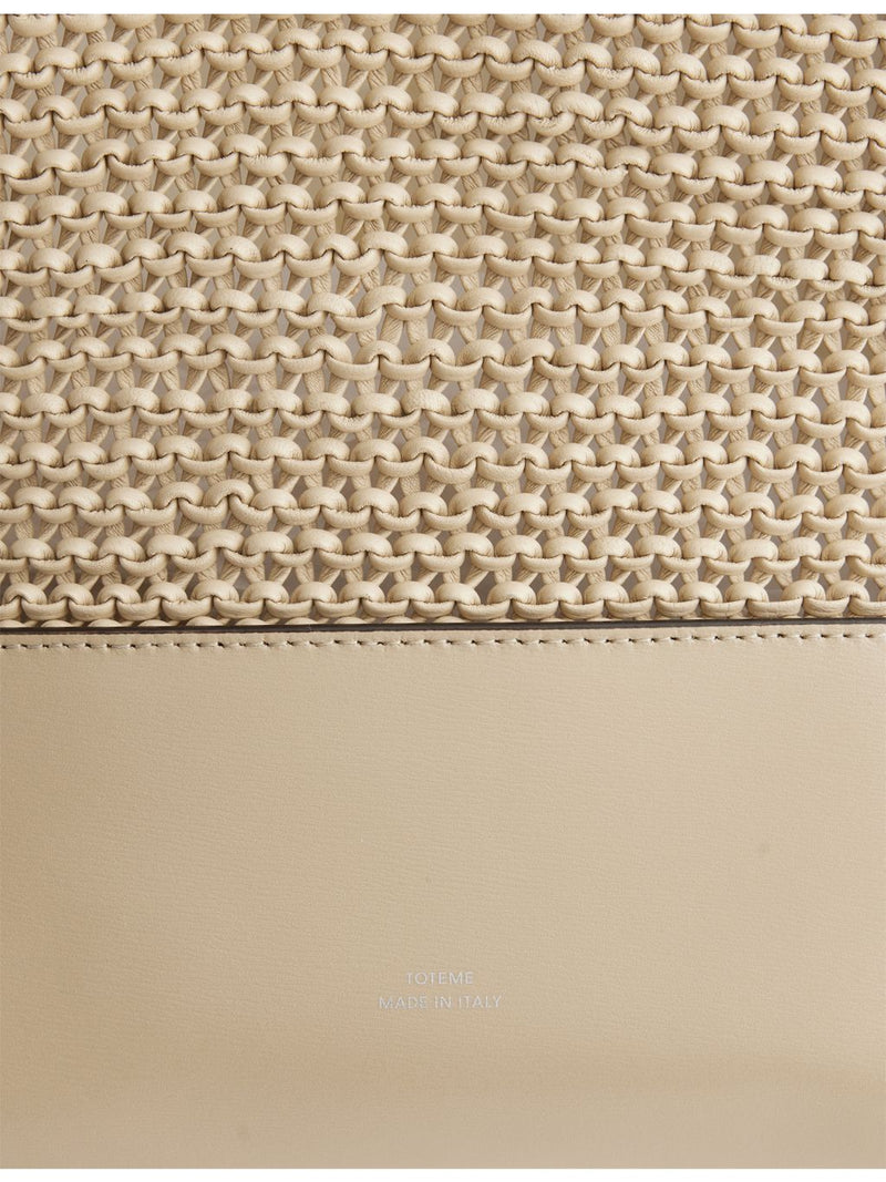 Toteme woven leather tote bag with adjustable strap - British product
