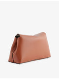 TOTEME T-Lock flap leather clutch made in Italy - British product