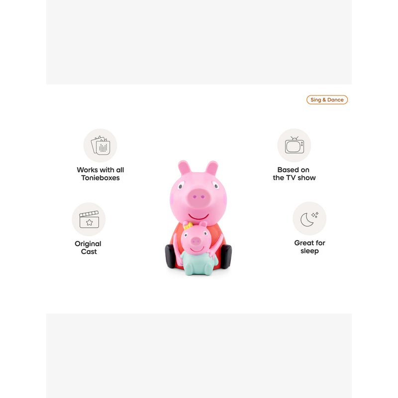 tonies Peppa Pig The New Baby audiobook toy, imported from the UK
