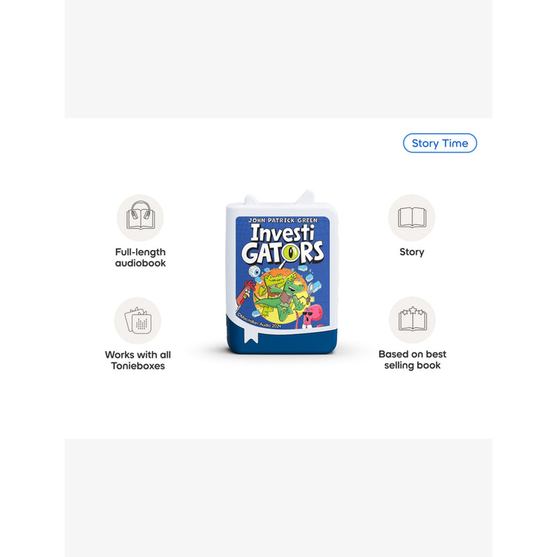 Tonies InvestiGators audiobook toy figurine, 17.5cm (British brand)
