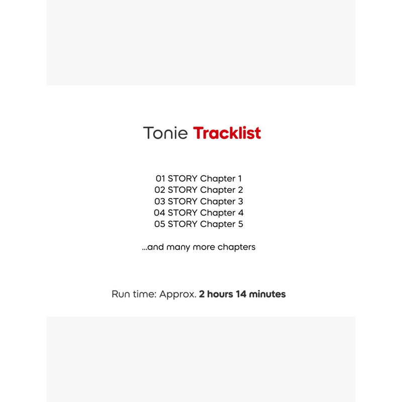 Tonies InvestiGators audiobook toy figurine, 17.5cm (British brand)