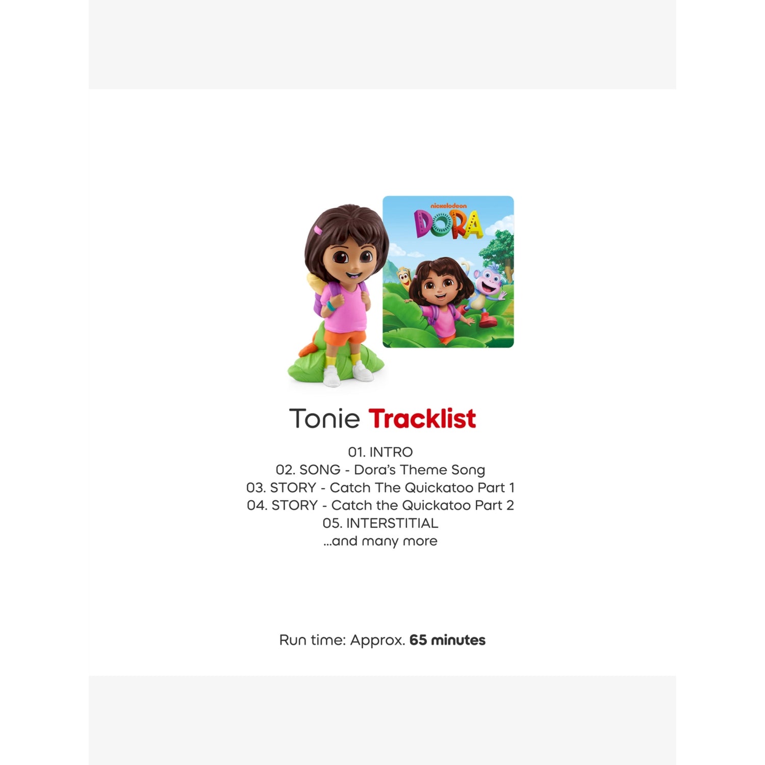 Tonies Dora the Explorer audio toy 20cm - British product