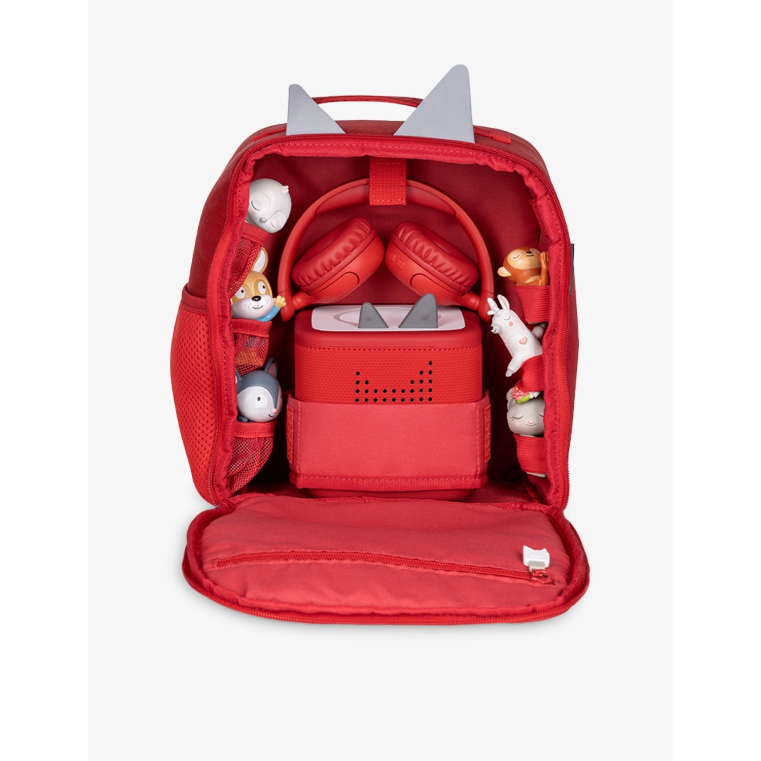 Tonies woven backpack for kids with ear embellishments (British brand)