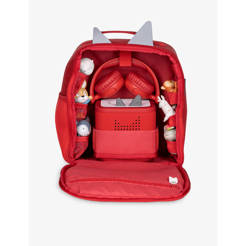 Tonies woven backpack for kids with ear embellishments (British brand)