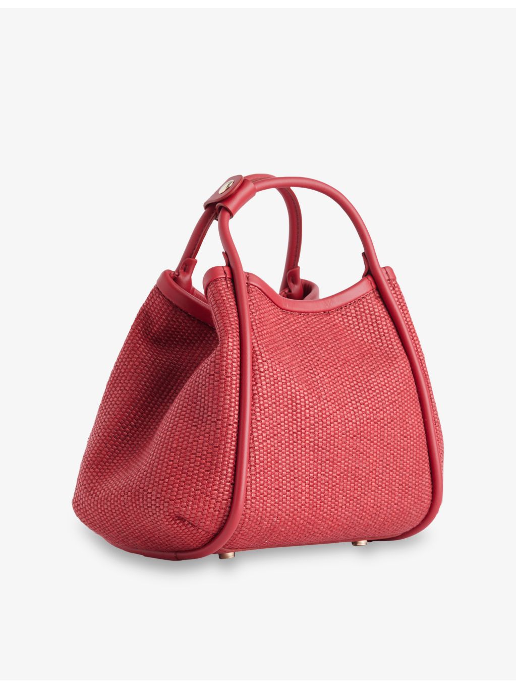 Max Mara extra-small woven top-handle bag, imported from the UK