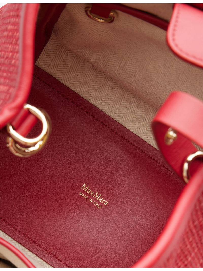 Max Mara extra-small woven top-handle bag, imported from the UK