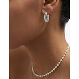Astley Clarke silver hoop earrings 20mm, imported from the UK