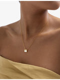 Astley Clarke mother of pearl necklace with sapphires, imported from the UK