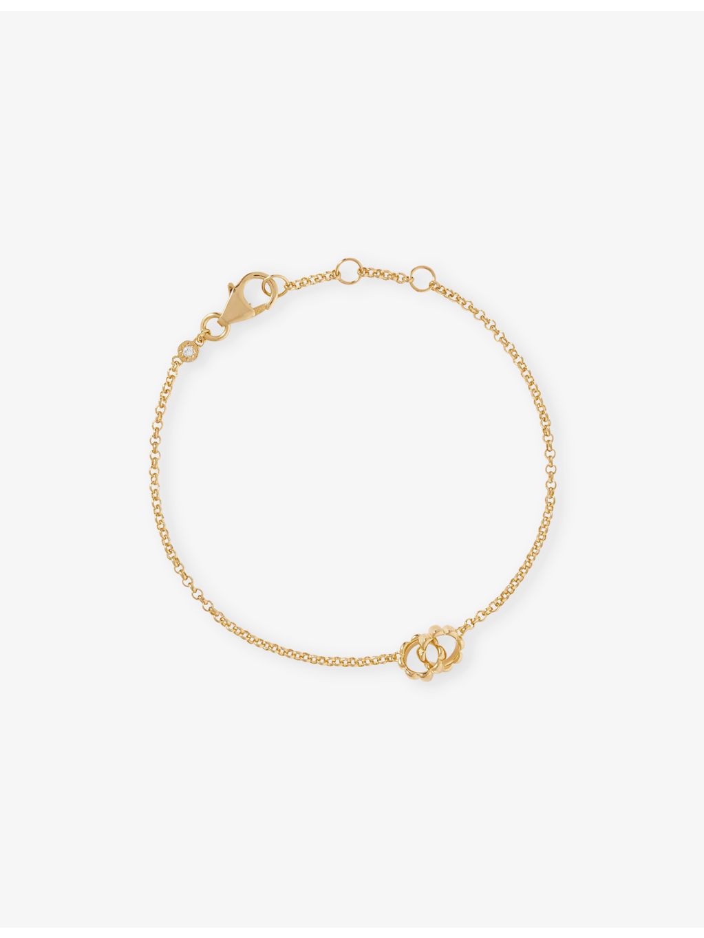 Astley Clarke Aurora Ridge gold-plated sterling silver bracelet, imported from the UK