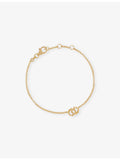 Astley Clarke Aurora Ridge gold-plated sterling silver bracelet, imported from the UK