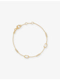 Astley Clarke Aurora Ridge mother-of-pearl white sapphire bracelet (British brand)