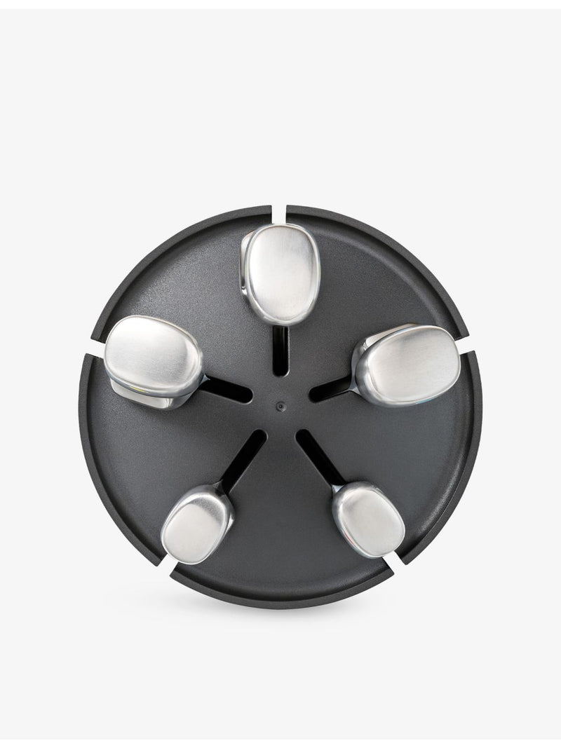 Joseph Joseph 5-piece stainless steel knife set carousel, imported from the UK