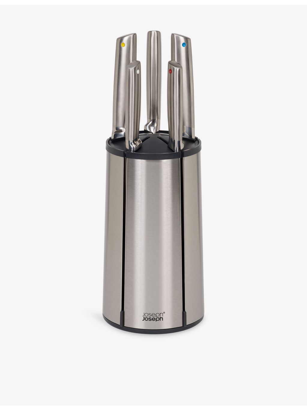 Joseph Joseph 5-piece stainless steel knife set carousel, imported from the UK