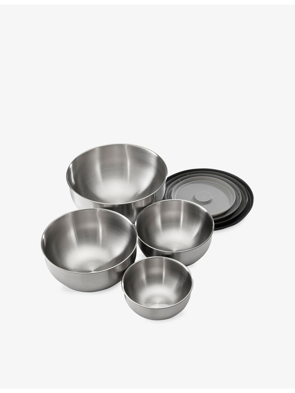 Joseph Joseph four-piece stainless steel bowl set - British product