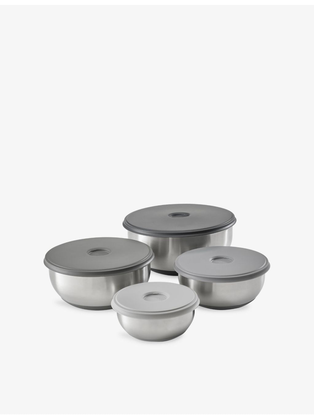 Joseph Joseph four-piece stainless steel bowl set - British product