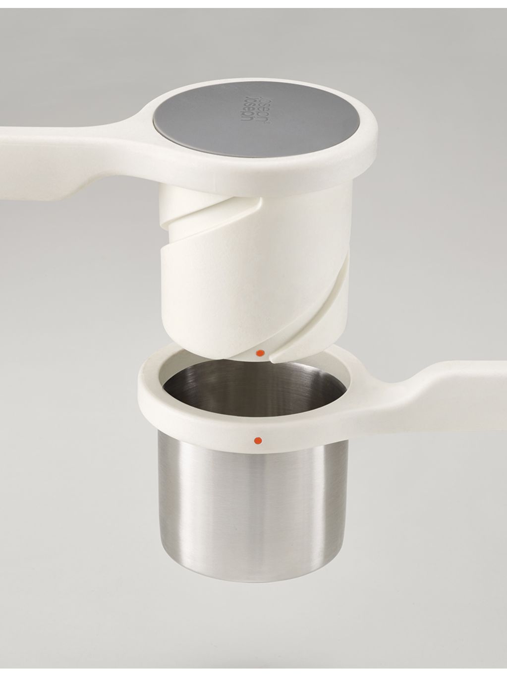Joseph Joseph Helix stainless steel potato ricer (British brand)