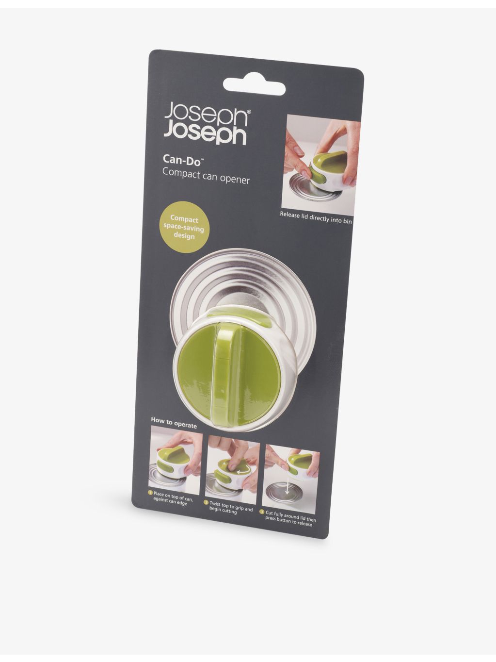 Joseph Joseph compact can opener - British product