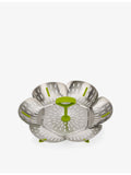 Joseph Joseph folding stainless-steel steamer basket, imported from the UK