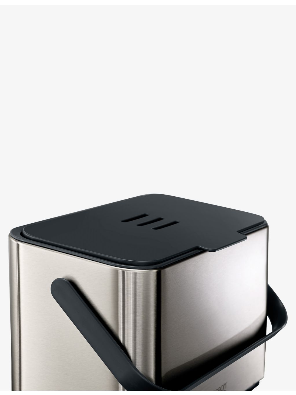 Joseph Joseph stainless steel food waste caddy 4L, imported from the UK