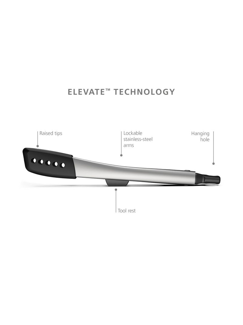 Joseph Joseph Elevate Fusion stainless steel tong set, imported from the UK