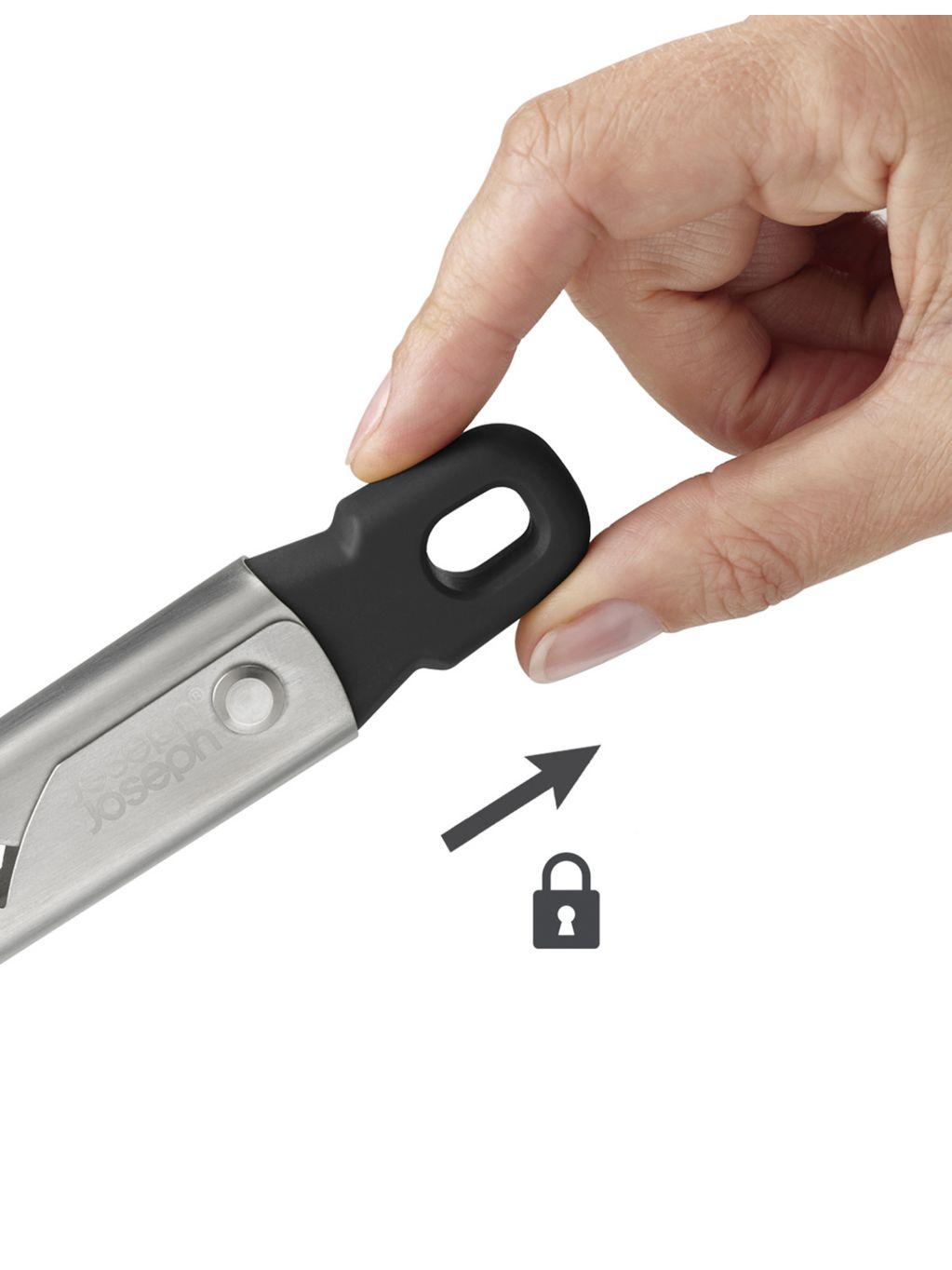 Joseph Joseph Elevate Fusion stainless steel tong set, imported from the UK