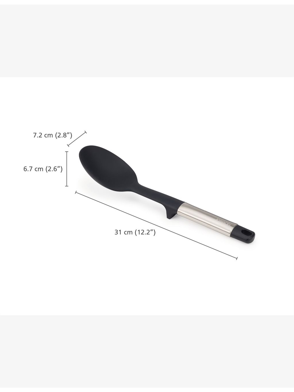 Joseph Joseph Elevate stainless steel silicone solid spoon, UK version