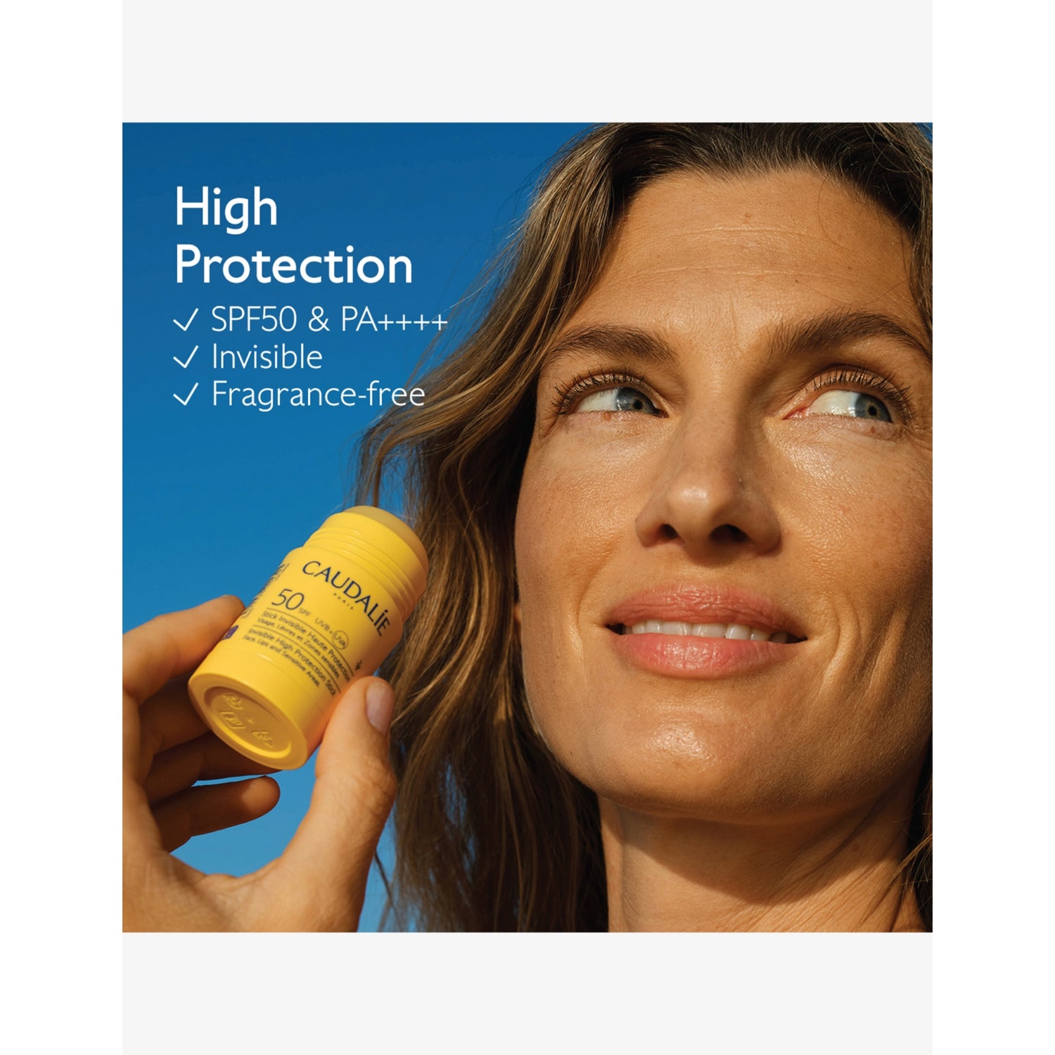 Caudalie Vinosun invisible sunscreen stick SPF50 15g - British product