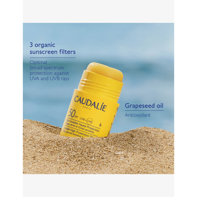 Caudalie Vinosun invisible sunscreen stick SPF50 15g - British product