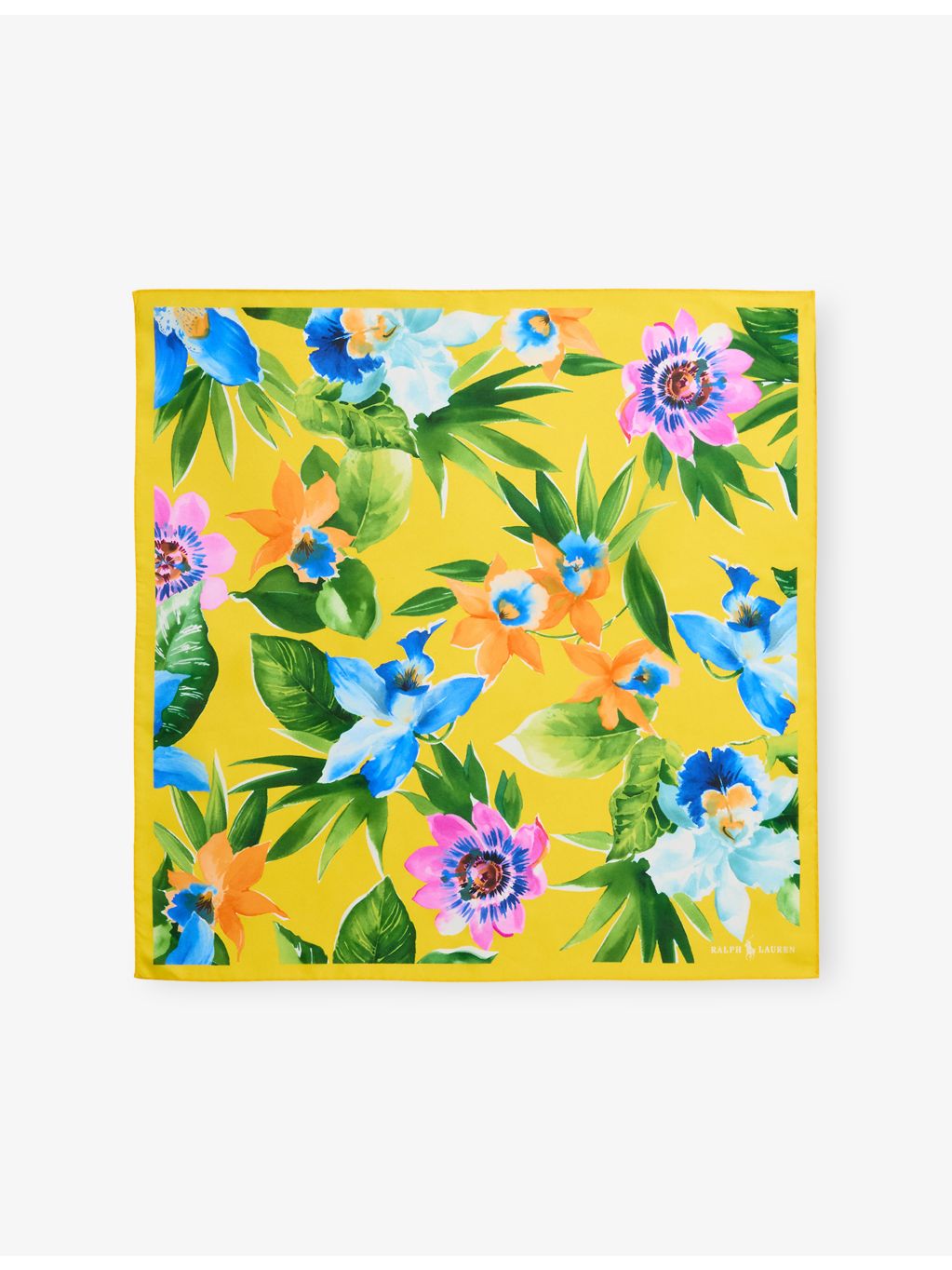 Polo Ralph Lauren silk scarf floral print 54cm - British product